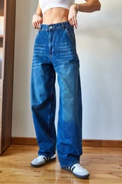 Women's Wide Leg Denim Trousers 490