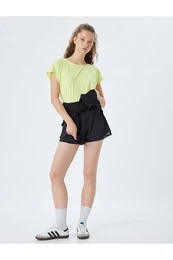 Oversize Basic Crew Neck Short Sleeve Sports T-Shirt