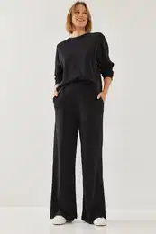Women's Trousers Grass Bottom Top Set