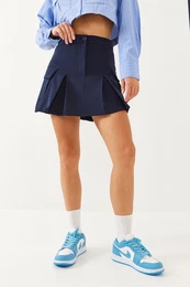 Women's Cargo Pocket Detailed Shorts Skirt 7148