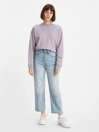 Levi's Light blue women's straight fit jeans Levi's Ribcage - Women's