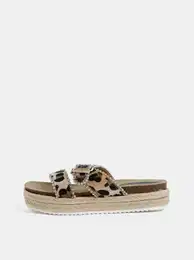 Bov dmsk pantofle s leopardm vzorem Hailys Leo - Dmsk