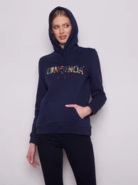Dark blue Womens Hoodie - Women