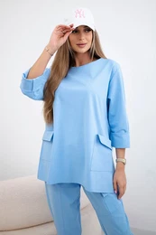 Kesi Woski Punto set sweatshirt + pants blue
