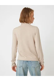 Basic Turtleneck Knitwear Sweater Long Sleeve Soft Texture