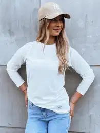 Bluzka damska longsleeve LOTUS ecru