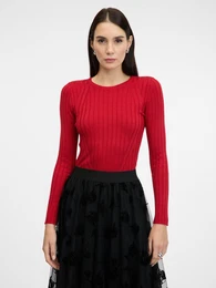 Red women's long-sleeved T-shirt - Women's