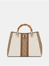 Brown-beige women's handbag - Women's