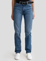 Woman's Straight Trousers Denim 115035 301