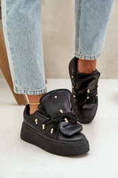 PM1 Women's Sneakers On Platform Black Dolistana