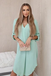 Kesi Woski V-neck dress mint