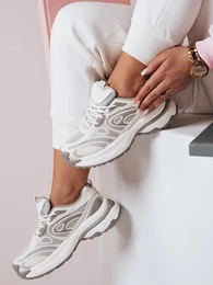 Buty sportowe damskie na platformie AIRBOOS szare
