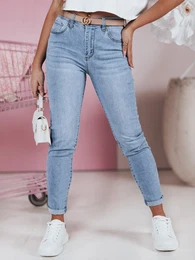 Spodnie damskie jeansowe slim fit MYJINN