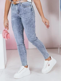 Spodnie damskie jeansowe skinny SKINLINE