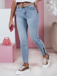 Spodnie damskie jeansowe skinny redni stan ZIPSTYLE