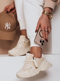 Sportowe sneamkersy damskie RUNKIK beowe