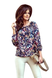 Women's Spanish blouse with tie