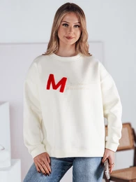Bluza damska one size oversize AVENUE ecru