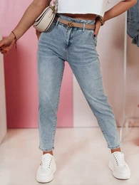 Spodnie damskie jeansowe mom fit MOMOOD
