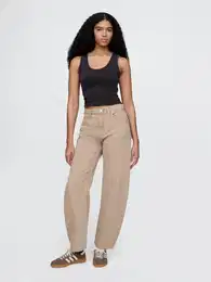 Jeans Barrel High Rise - Women's