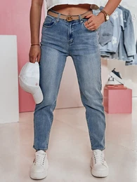 Spodnie damskie jeansowe mom fit COMFYNIT