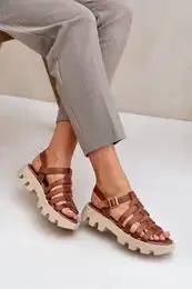 Lewski Shoes Leather Ladies Sandals Zazoo