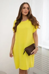 Kesi Woski Dress with pockets yellow