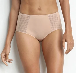 FLAT TUMMY EFFECT MIDISLIP - Women's drawstring panties - nude