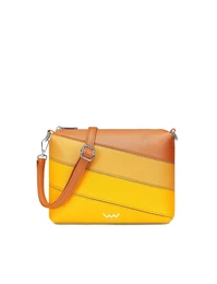 Coalie Striped Yellow Handbag