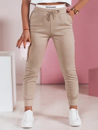 Spodnie dresowe damskie slim fit SPORTIVO beowe