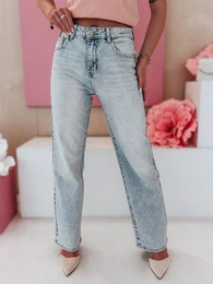 Spodnie damskie wide leg jeansowe DIAMONTI niebieskie