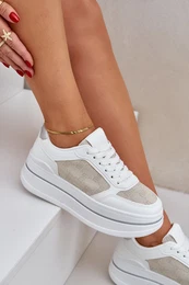 PS1 Women's Patterned Sneakers White Fenarra