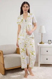 enska piama komplet Floral Patterned