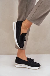 PH2 Mokasny Na Jemn Platform Eko Semiov ern Challavia