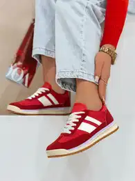 Sportowe sneakersy damskie RAVIOS czerwone