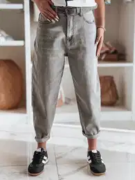 Spodnie damskie jeansowe boyfriendy OLDRELAX niebieskie