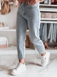 Spodnie damskie jeansowe mom fit AUREZA niebieskie