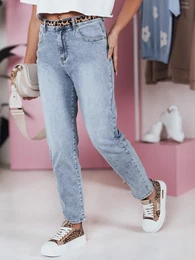 Spodnie damskie jeansowe mom fit CASUALJIN