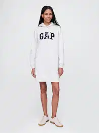 Sweatshirt dress with logo - Women's