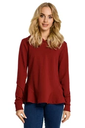 Woman's Sweatshirt M345 Maroon