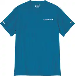 Lightweight Durable Relaxed Fit T-Shirt, blau, Gre 2XL fr Mnner