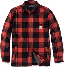 Heavyweight Flannel Sherpa Hemd, rot, Gre 2XL fr Mnner