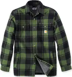 Heavyweight Flannel Sherpa Hemd, grn, Gre 2XL fr Mnner