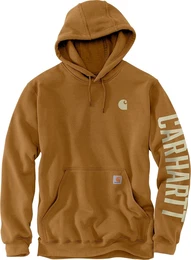 Rain Defender Loose Fit Midweight C Graphic Hoodie, braun, Gre S fr Mnner