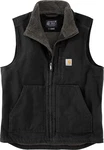 Carhartt Duck Mock Neck Weste Sherpa schwarz