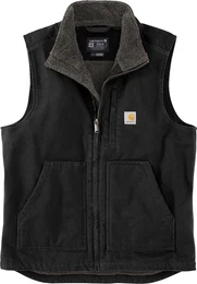 Duck Mock Neck Weste, schwarz, Gre XL fr Mnner