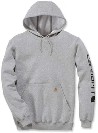 Midweight Sleeve Logo Hoodie, grau, Gre M fr Mnner