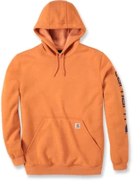Midweight Sleeve Logo Hoodie, schwarz-orange, Gre M fr Mnner