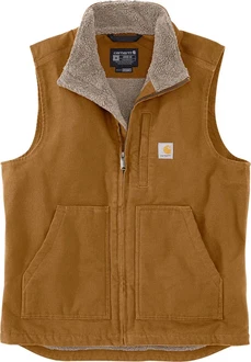 Carhartt Duck Mock Neck Weste Sherpa Carhartt Duck Mock Neck Weste Sherpa