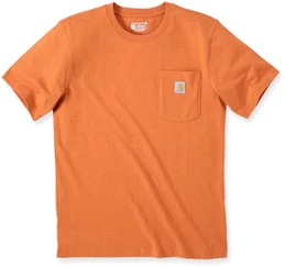 Relaxed Fit Heavyweight K87 Pocket T-Shirt, orange, Gre L fr Mnner